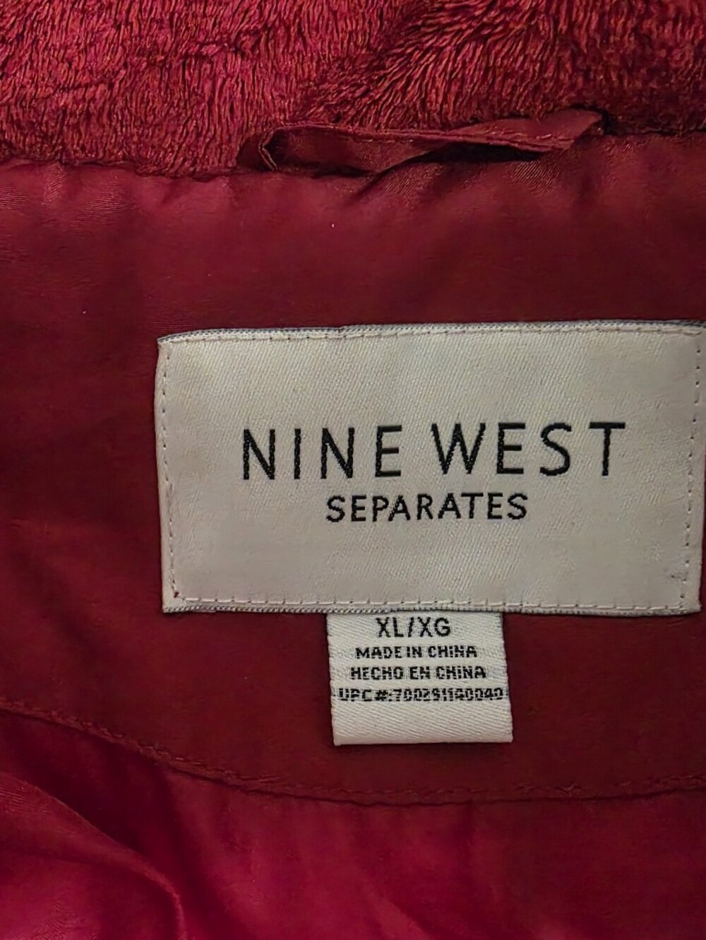 Nine West Separates Red Jacket - Bold Red
